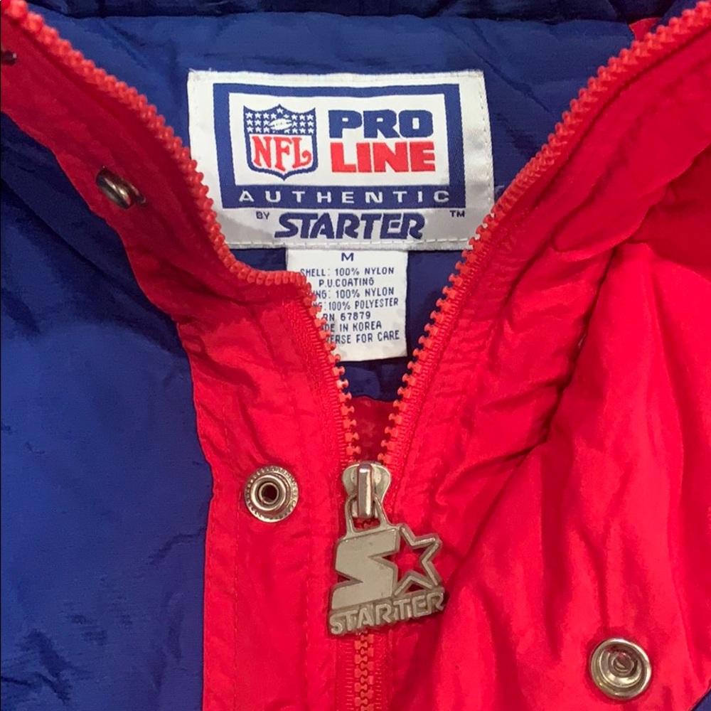 💥Final Sale💥 VTG Starter New York Giants Jacket - Picture 6 of 8